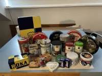 21 blikken, oud en nieuw, bus en blik, diverse soorten, losse verkoop 21 blikken, oud en nieuw, bus en blik, diverse soorten, losse verkoop