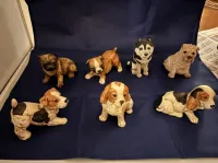 Honden beelden 4 rassen samen of in delen te koop Honden beelden 4 rassen samen of in delen te koop