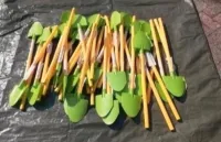 Partij nieuw plastic tuin scheppen Partij nieuw plastic tuin scheppen