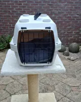 Kattenreismand of vervoersbox met kussentje voor uw kat.