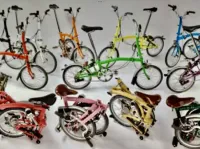 Partij Brompton Vouwfietsen Gezocht voor Verhuur op de Boot 
