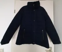 Dames winterjas blauw